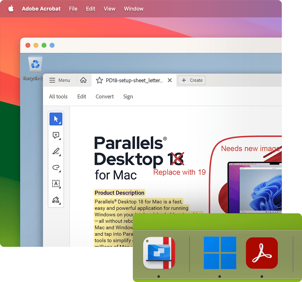 Work with documents in Adobe Acrobat Pro and Reader