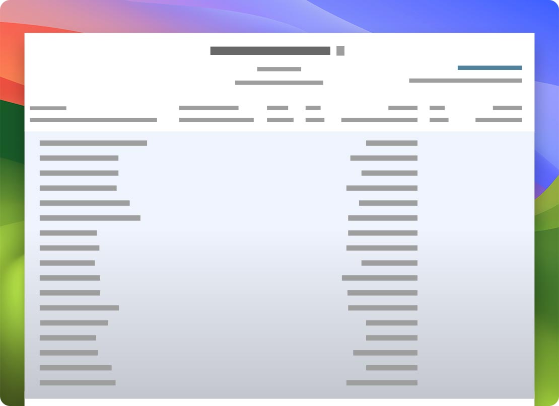Reporting and analytics