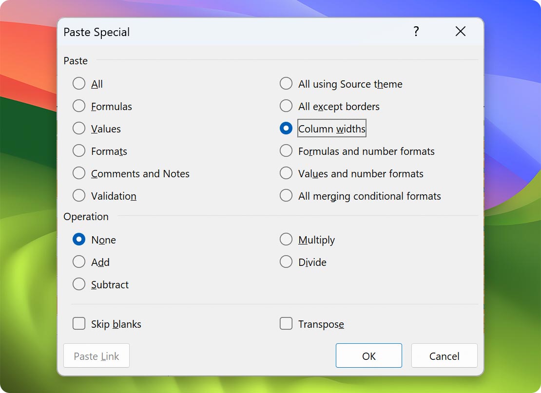 Keyboard shortcuts and layouts